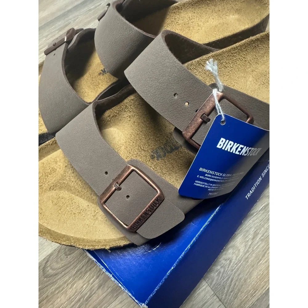Birkenstock Arizona BS Mocca Brown Sandals Mens 13 EU 46 NEW